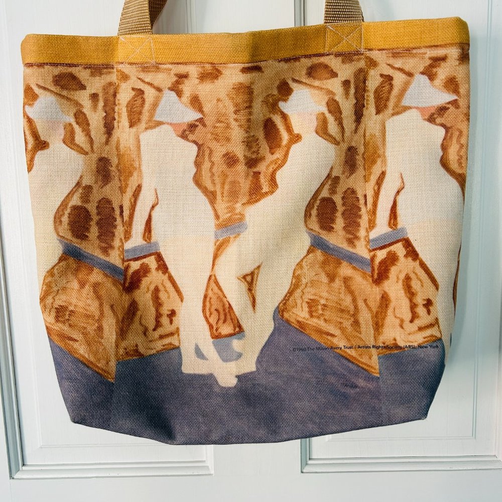 NEW without TAGS Tote with print of Two Figures by Milton Avery (1960) - Picture 3 of 9